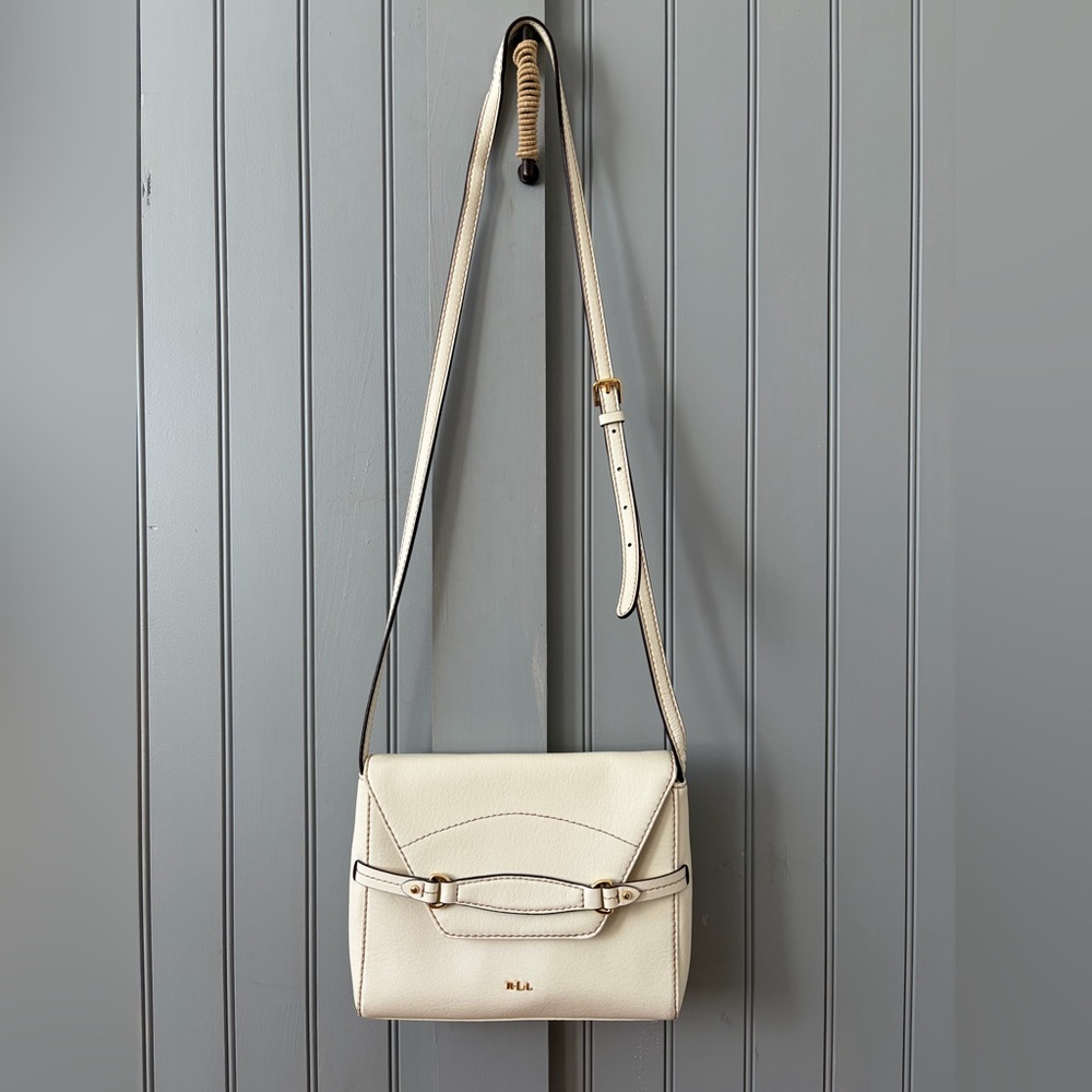 Ralph Lauren Cream Sheldon Crossbody Bag